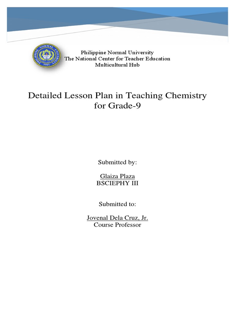 Detailed Lesson Plan 2 | PDF | Acid | Ph