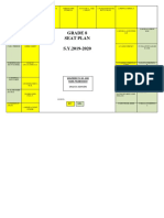 Grade 8 Seat Plan Final Seat Plan