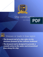 Ship Construction Bow and Stern Region