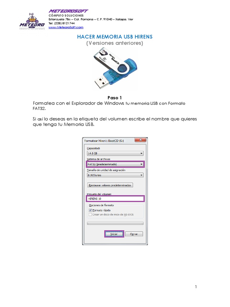 Crear USB Bootable con Hiren's Boot | PDF | Informática | Tecnología