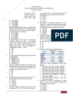 LATIHAN SOAL PTS SIFAT KOLIGATIF DAN REDOKS (VOLTA) 2018 Revisi