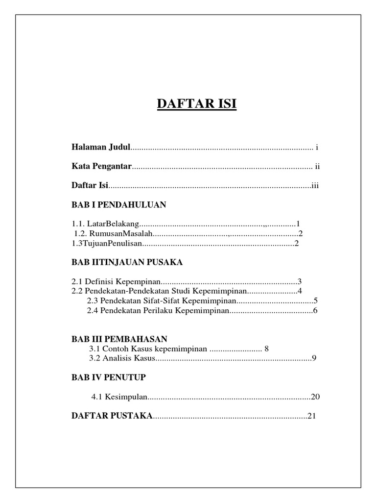 Makalah Kasus Kepemimpinan Nisa