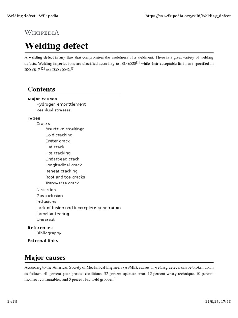 Welds Cracks | PDF | Welding | Construction