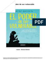 Descargar Libros Gratis El Poder de Ser Vulnerable PDF Epub Mobi Autor Brené Brown PDF