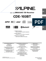 Om Cde-103bt en PDF