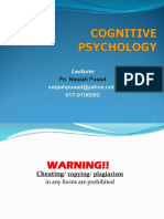 KMF1023 Module 1 Introduction Cog Psychology - Edited