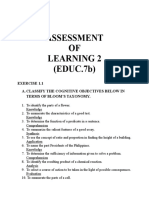 Assessment in Learning 1 1 PDF | PDF | Educational Assessment | Teachers