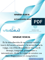 Sondaje Vesical Actuaizacion 2019