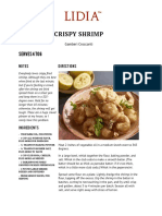 CRISPY SHRIMP - Lidia