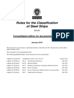 Classification Rules for Steel Ships