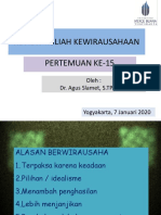 Review Kuliah Kewirausahaan Pertemuan 15 PDF