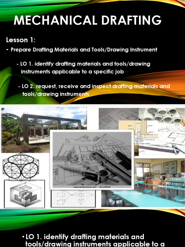 LO1 Prepare Drafting Materials and Tools Drawing Instrument PDF