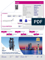 Boarding pass details for flight from NUE to CLJ