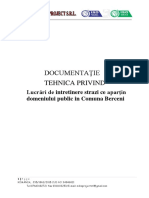Documentatie Tehnica Intretinere Strazi PDF
