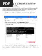 Creating a VM in Google Cloud