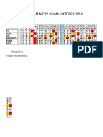 Jadwal Piket CSSD Bulan September