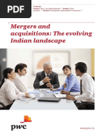 Mergers and Acquisitions The Evolving Indian Landscape PDF