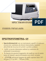Prezentare Spectrofotometrul