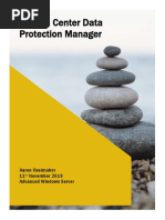 System Center Data Protection Manager