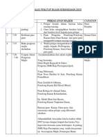 Teks Pengacara Majlis Penutup Bulan Kebangsaan 2019