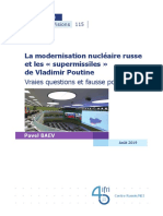 La modernisation nucléaire russe et les "supermissiles" de Vladimir Poutine. Vraies questions et fausse posture 