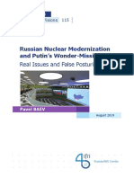 Russian Nuclear Modernization and Putin’s Wonder-Missiles