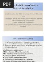 UNIT - 2 Jurisdiction of Courts (1-21 Slide) - CPC