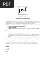 PSF Distell Proposal