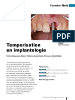 Temporisation en Implantologie PDF