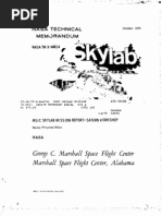 MSFC Skylab Mission Report Saturn Workshop