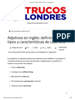 Adjetivos en Inglés_ Definición, Tipos y Características
