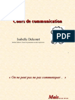 Cours de Communication. Isabelle Delcourt.id
