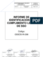 GSSOS IN-298 IDENTIFICACION DE CUMPLIMIENTO LEGAL SSO