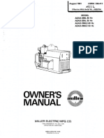 Miller AEAD-200 Owners Manual Form O411L - MIL (Aug 1981)