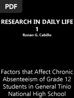 Characteristics of Research