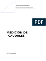 Hidraulica Medicion de Caudal