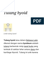 Tulang Hyoid - Bahasa Indonesia, Ensiklopedia Bebas