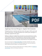 universal design to swimming pool
