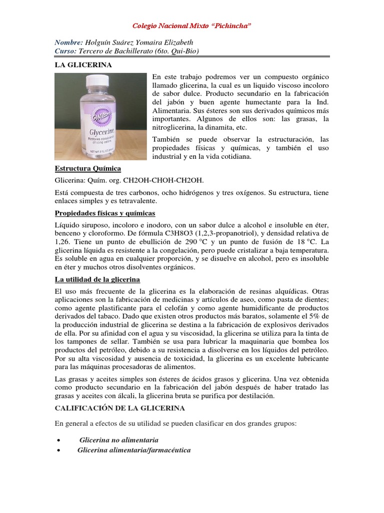 Incodisa - Glicerina líquida ✓ Conoce más sobre los múltiples usos y  beneficios de la Glicerina líquida, un producto con diversas aplicaciones  en varios industrias como; ☑️ Industria farmacéutica ☑️ Industria cosmética