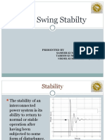 First Swing Stabilty