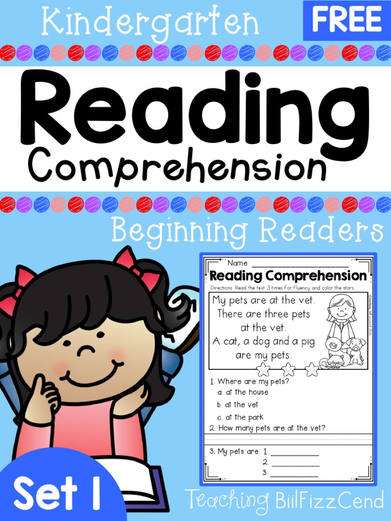 FREEKindergartenReadingComprehensionPassagesSET1 PDF | PDF | Language ...