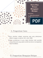 Guru Dan Proses Mengajar Belajar