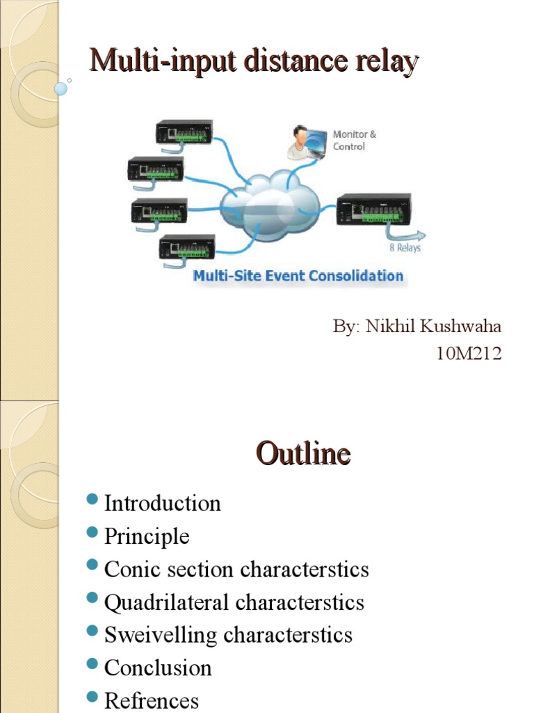 MultiInput Distance Relay Power Engineering Electricity