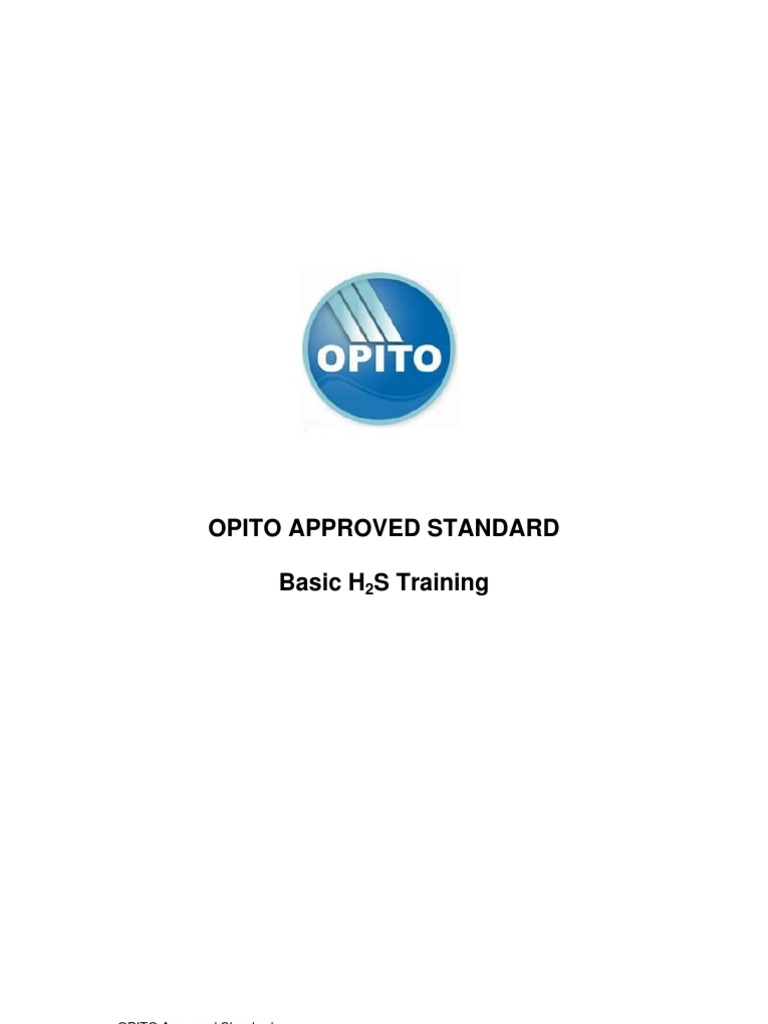 Basic h2s Training | PDF | Emergency | Audit