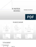 Momen Inersia Bidang