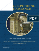 A Corresponding Renaissance Letters Writ PDF