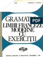 Gramatica Limbii Franceze - George Ghidu 1970