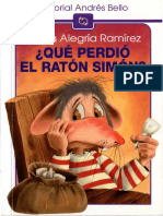 Qué Perdió El Ratón Simón - Gloria Alegría Ramírez