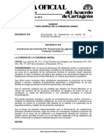 REG. ACTUAL DECISIÓN 833 del 26 de noviembre de  2018 Armonización de Legislaciones en materia de productos cosméticos de la Secretaría General de la CAN.pdf