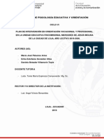 Plan (Programa de Intervención Ovp-As19